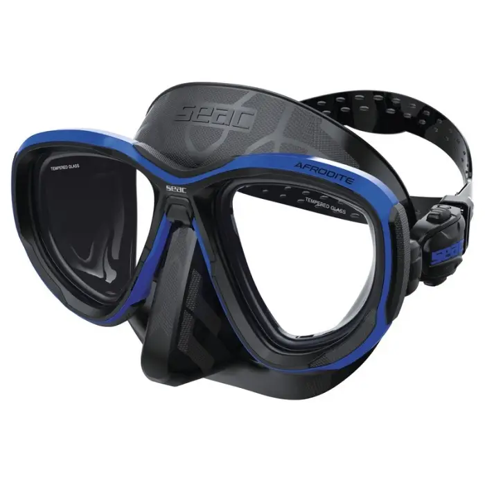 Masque de plongée Seac Sub Afrodite Noir/Bleu Soldes