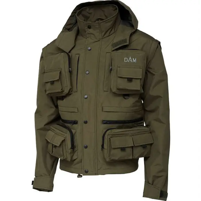 Veste de pêche Dam Ontario 17 poches Nouvel Arrivage