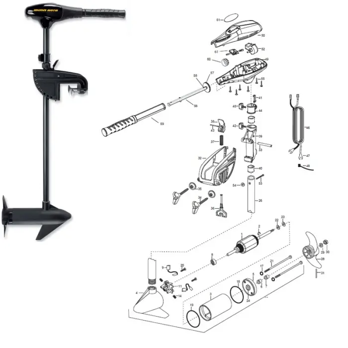 Marque Pièces détachées pour moteur Endura 38 C2