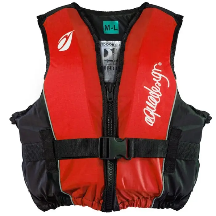 Gilet Aqua Design Outdoor Club Rouge/Noir Offre Exclusive