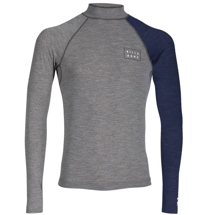 Surf shirt Billabong Contrast ls - Grey - 2018 Promotion Saisonnière