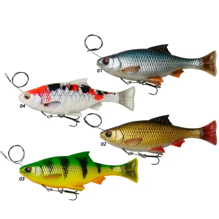 Achat Immédiat Leurre souple Savage Gear 4D Line THRU pulse tail roach