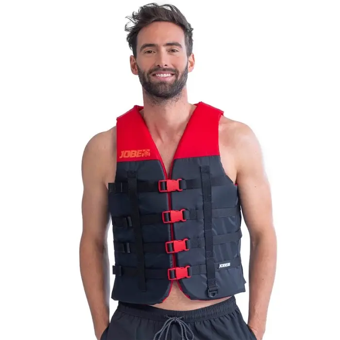 Paiement Sécurisé Gilet de flottaison unisexe nylon Jobe Dual | Rouge | 4XL/5XL