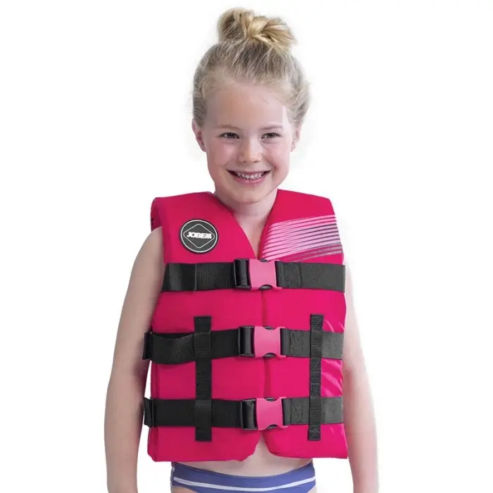 Gilet enfant Jobe nylon 50N 30-40kg | Rose Vente Directe