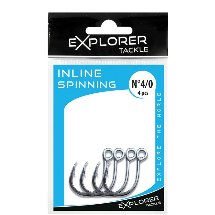 Super Prix Hameçon simple Explorer Tackle Inline Spinning Hook