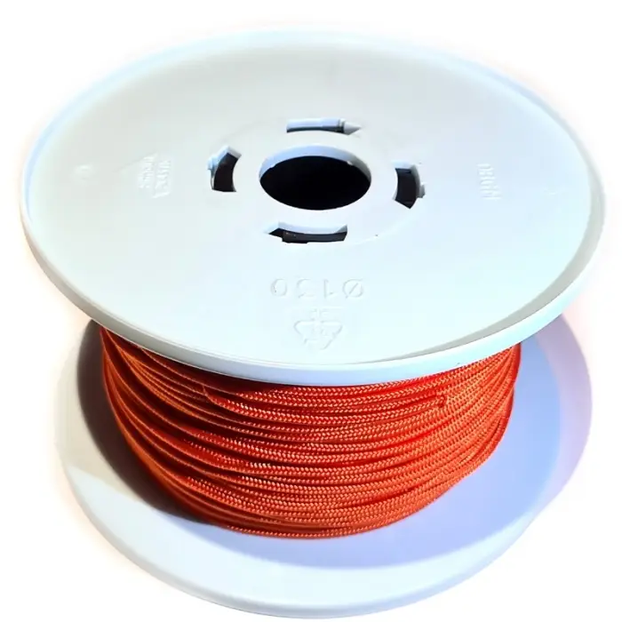Bobine de dyneema gainé Denty SpearfishingØ 2 mm - Orange 100 m Usine Directe