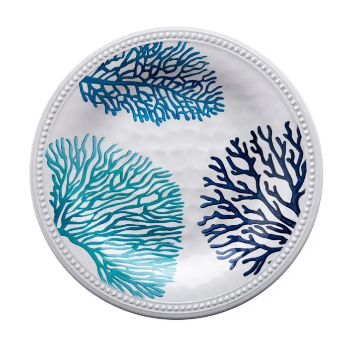 Assiette Plate Marine Business - Collection Harmony Mare Blue - 6 pièces Meilleure Vente