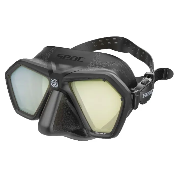Affaire À Saisir Masque de chasse sous marine Seac sub Eagle Noir - Verre Miroir
