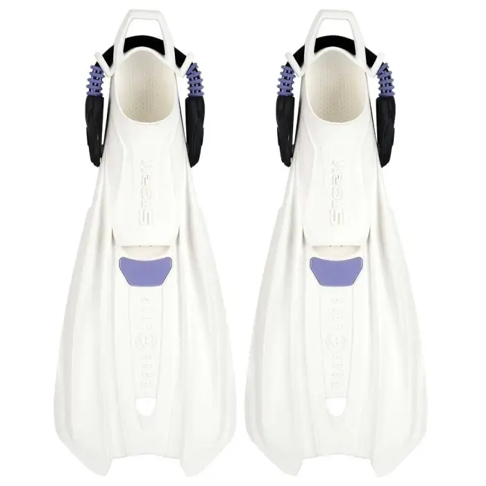 Palmes Aqualung Storm - Blanc Usine Directe