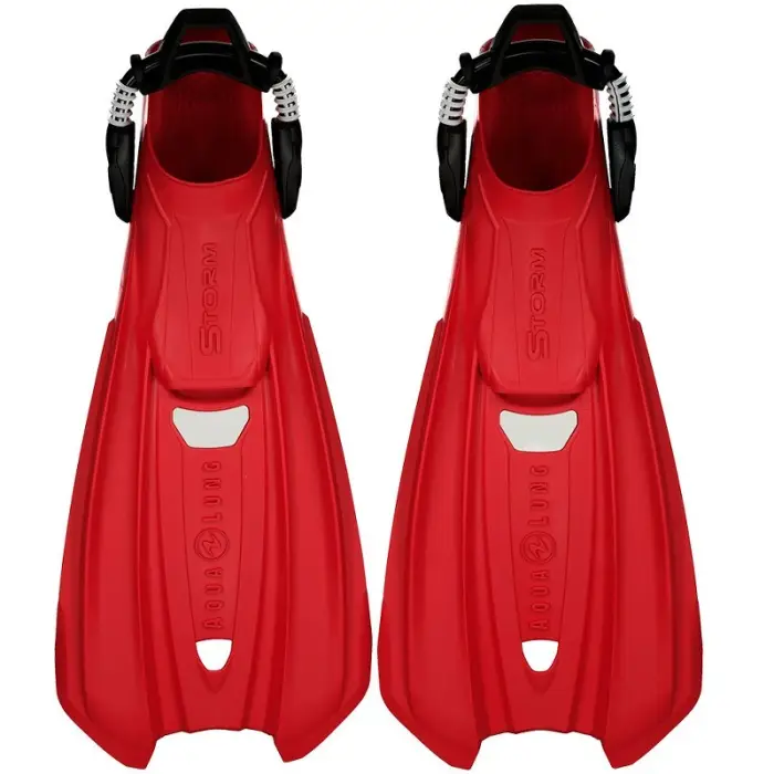 Authentique Palmes Aqualung Storm - Rouge