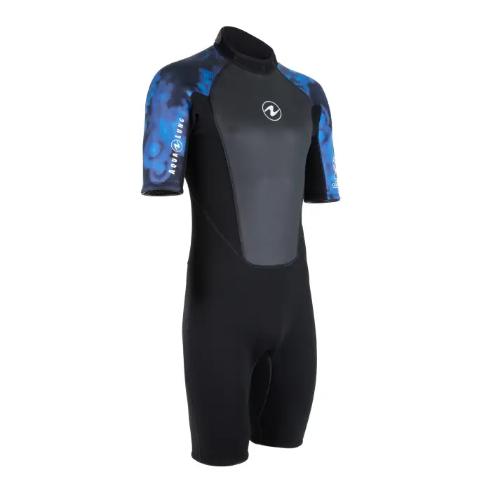 Shorty Aqualung HydroFlex - Noir/Bleu - 3mm Must-Have