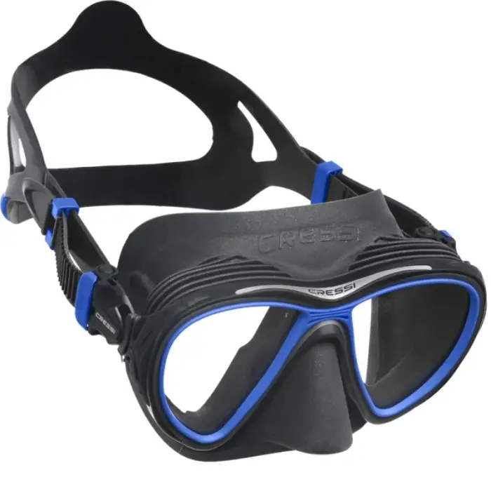 Masque Cressi Quantum Anti buée Noir/ Bleu Bon Plan