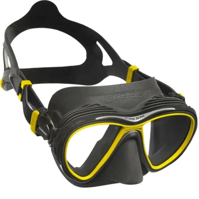 Masque Cressi Quantum Anti buée Noir/ Jaune Affaire À Saisir