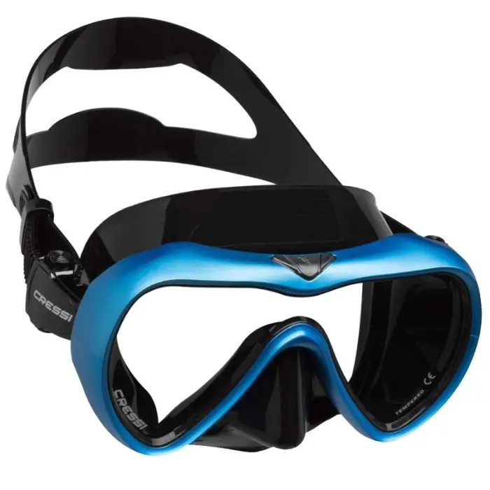 Petit Prix Masque Cressi A1 Anti buée Noir/ Bleu