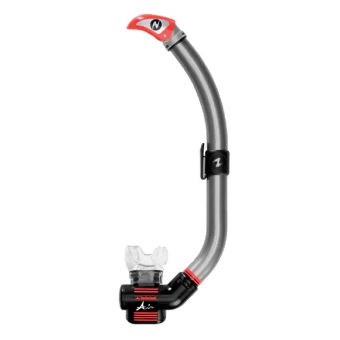 Tuba de Plongée Aqualung Air Dry - Transparent/Argent Satisfait Ou Remboursé