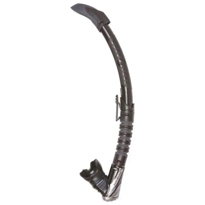 Authentique Tuba de Plongée Aqualung Zephyr Flex - Noir/Noir