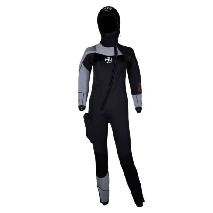Petit Prix Combinaison de Plongée Aqualung Dynaflex Fs Fz Femme - 7 mm