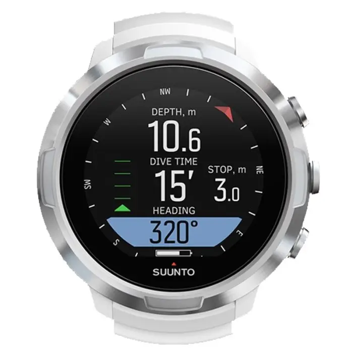 Dernière Chance Ordinateur de Plongée Suunto D5 Blanc