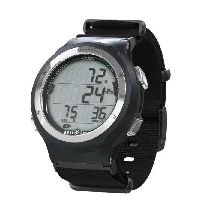 Dernier Modèle Ordinateur de Plongée Aqualung I200C - Noir OTAN