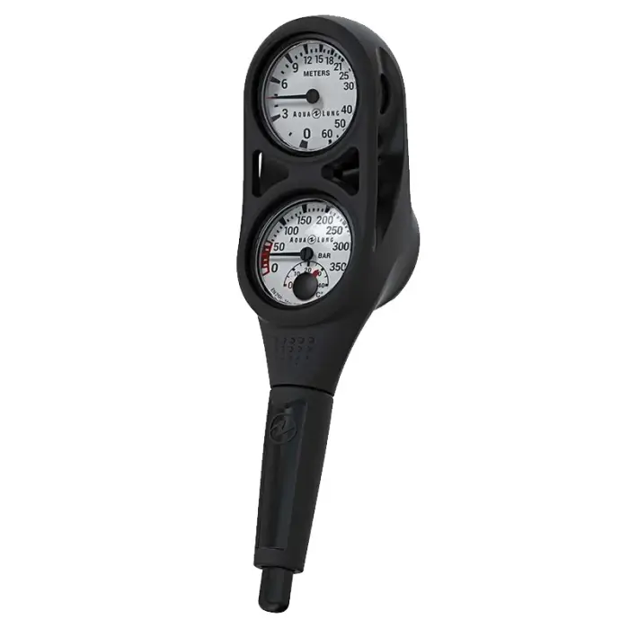 Console de plongée sous marine Aqualung 2 Elements Manomètre + Profondimètre - BAR Dernier Modèle